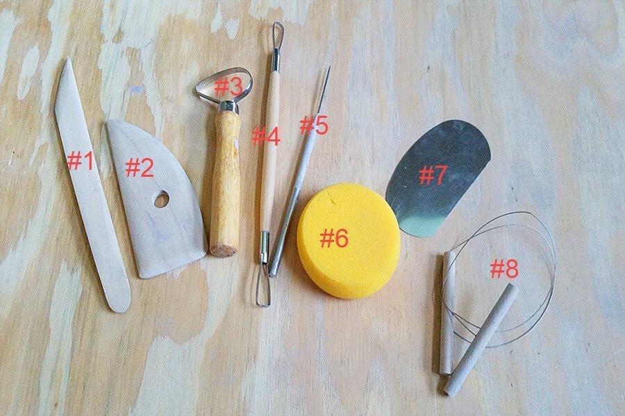 Pottery Tool Guide List - Pottery Crafters