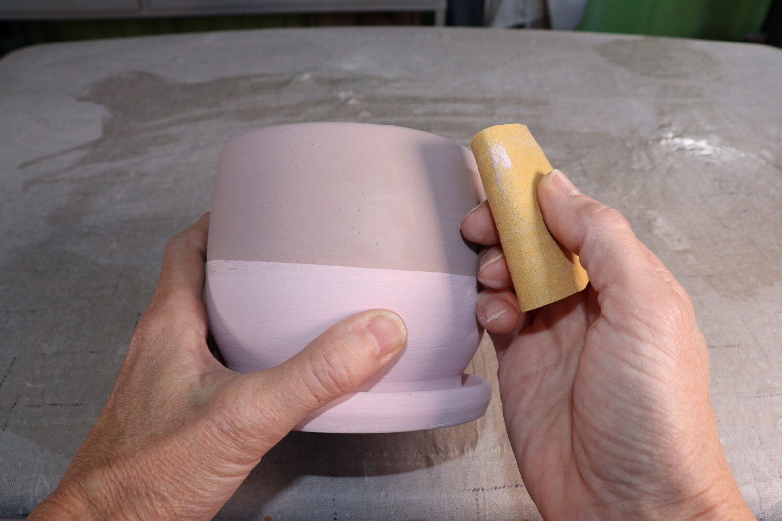 Can You Reglaze Pottery glaze removed from pot