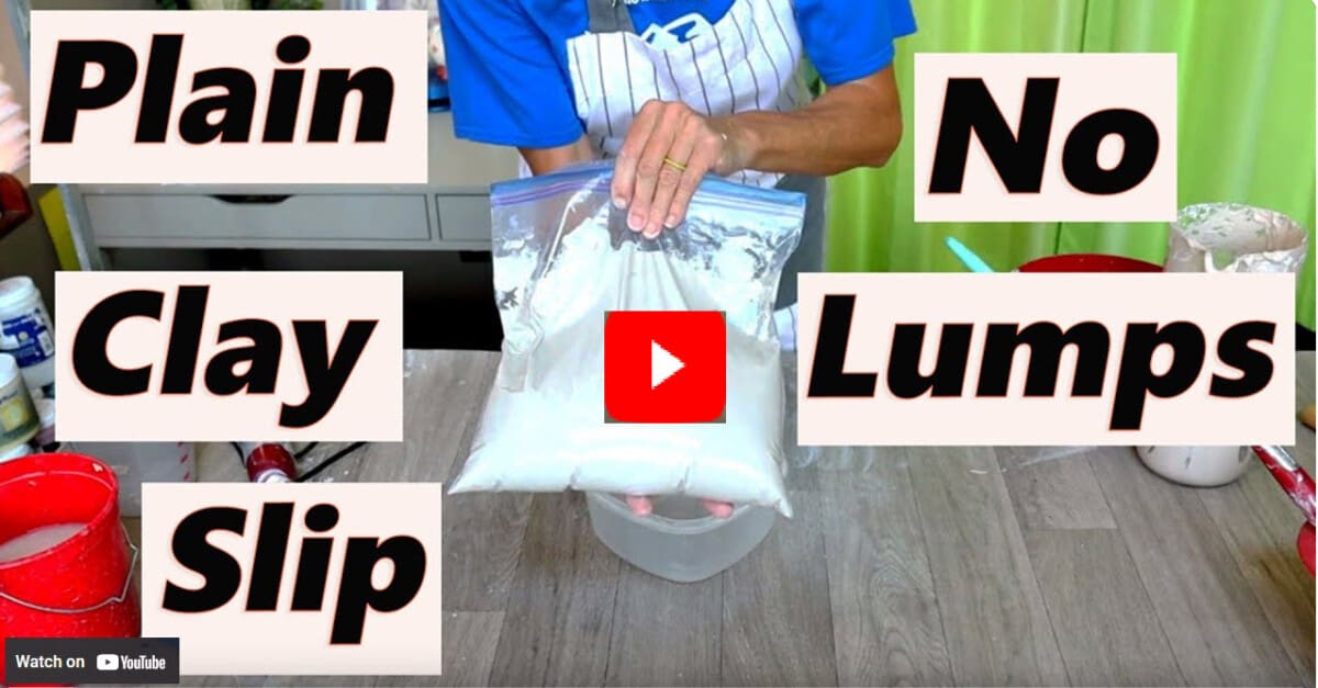 Image link for a How to Make Plain Clay Slip YouTube video