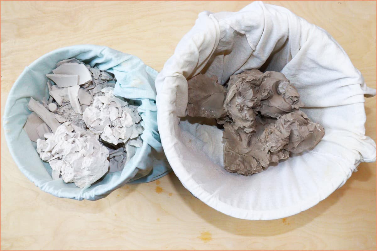 a picture of recycling 2 clay bodies