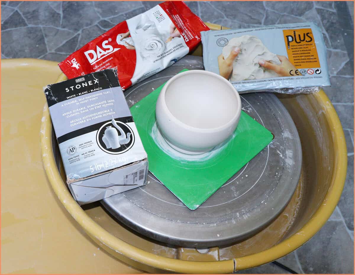 Can Air-Dry Clay Be Used on the Pottery Wheel – 3 Brands Tested