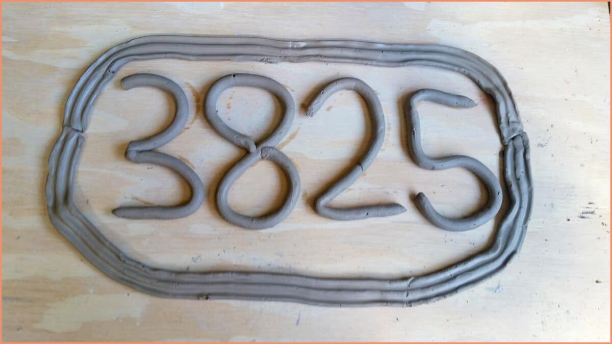 clay address made with an extruder