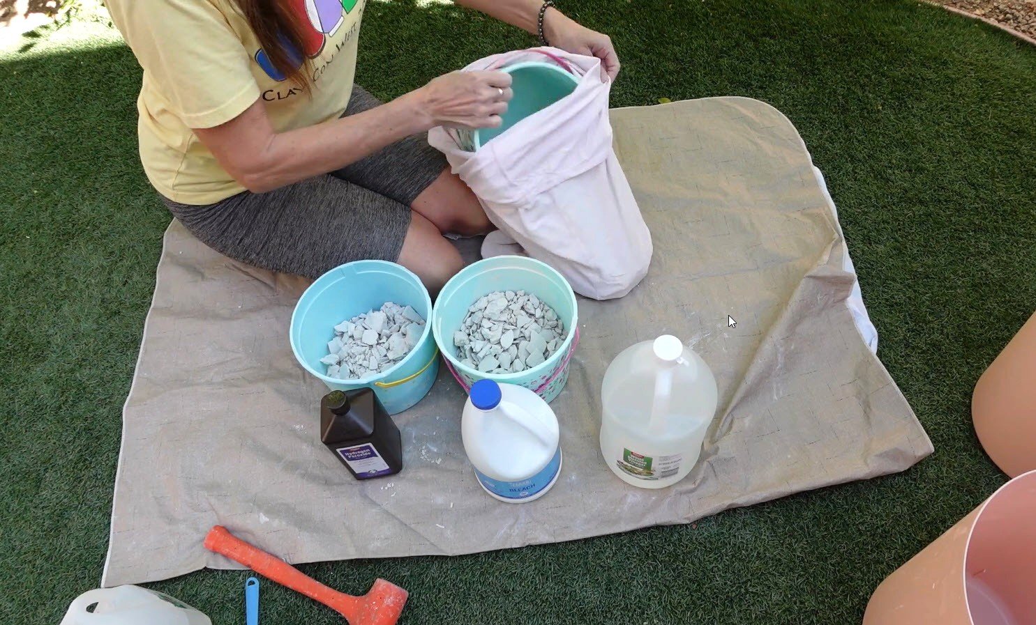 How to Remove Mold from Clay: Best Ways to Save Moldy Pottery Clay Putting clay in the pillowcase