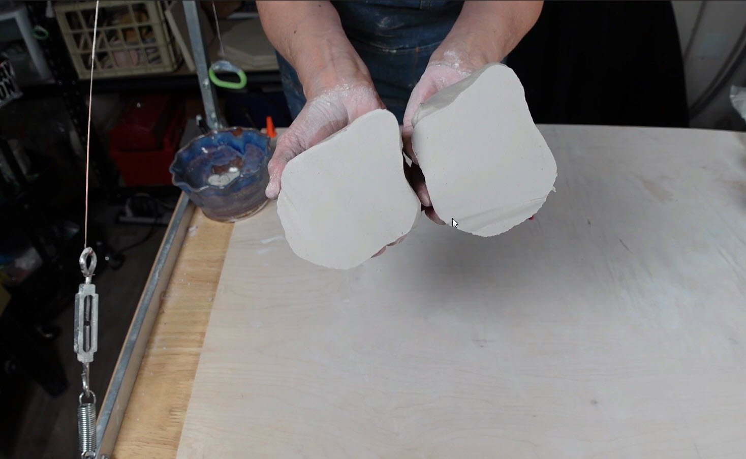 How to Remove Mold from Clay: Best Ways to Save Moldy Pottery Clay mold free clay cut in half